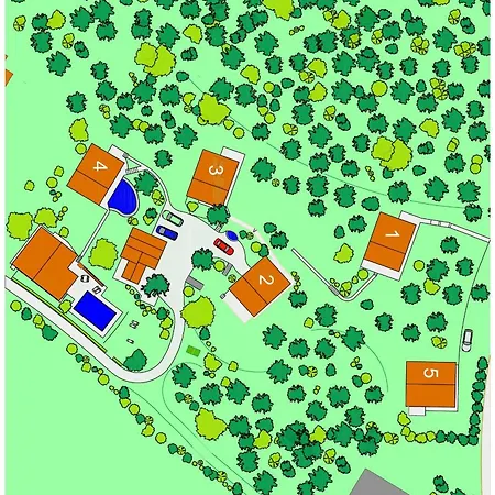 Сasa de vacaciones Ferienhaeuser Mit Pool In Ruhiger Lage Am Waldrand